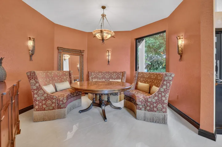 formal dining area