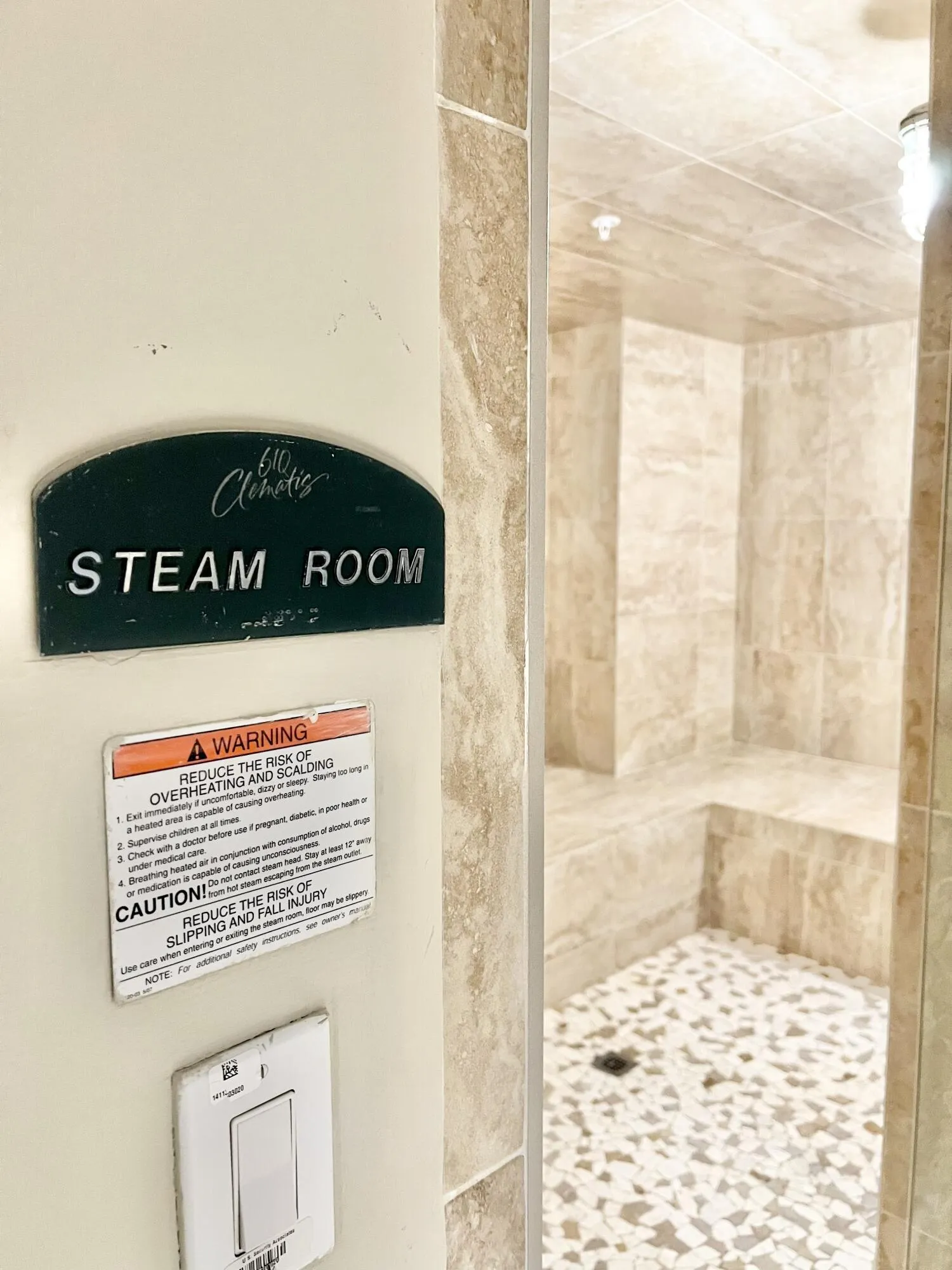 Steam room