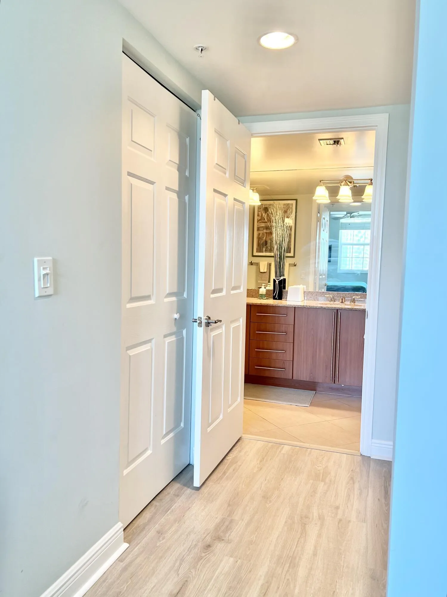 Hall to primary bath