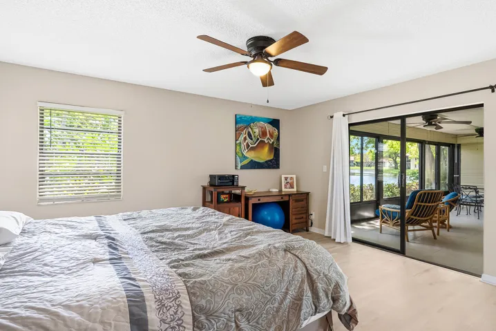 Primary Bedroom with entry to lanai.