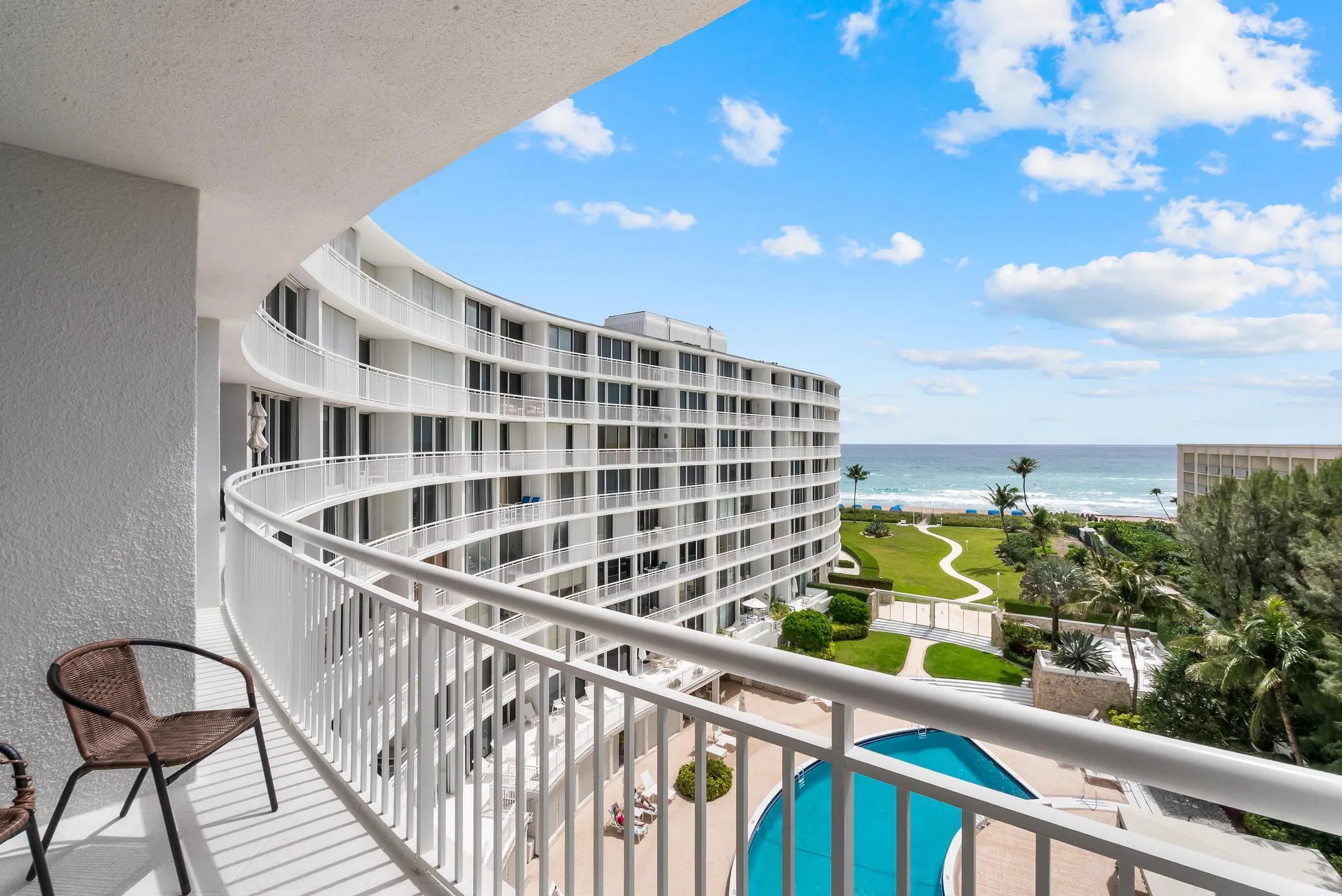 Atlantic Ocean - East Balcony/Patio View