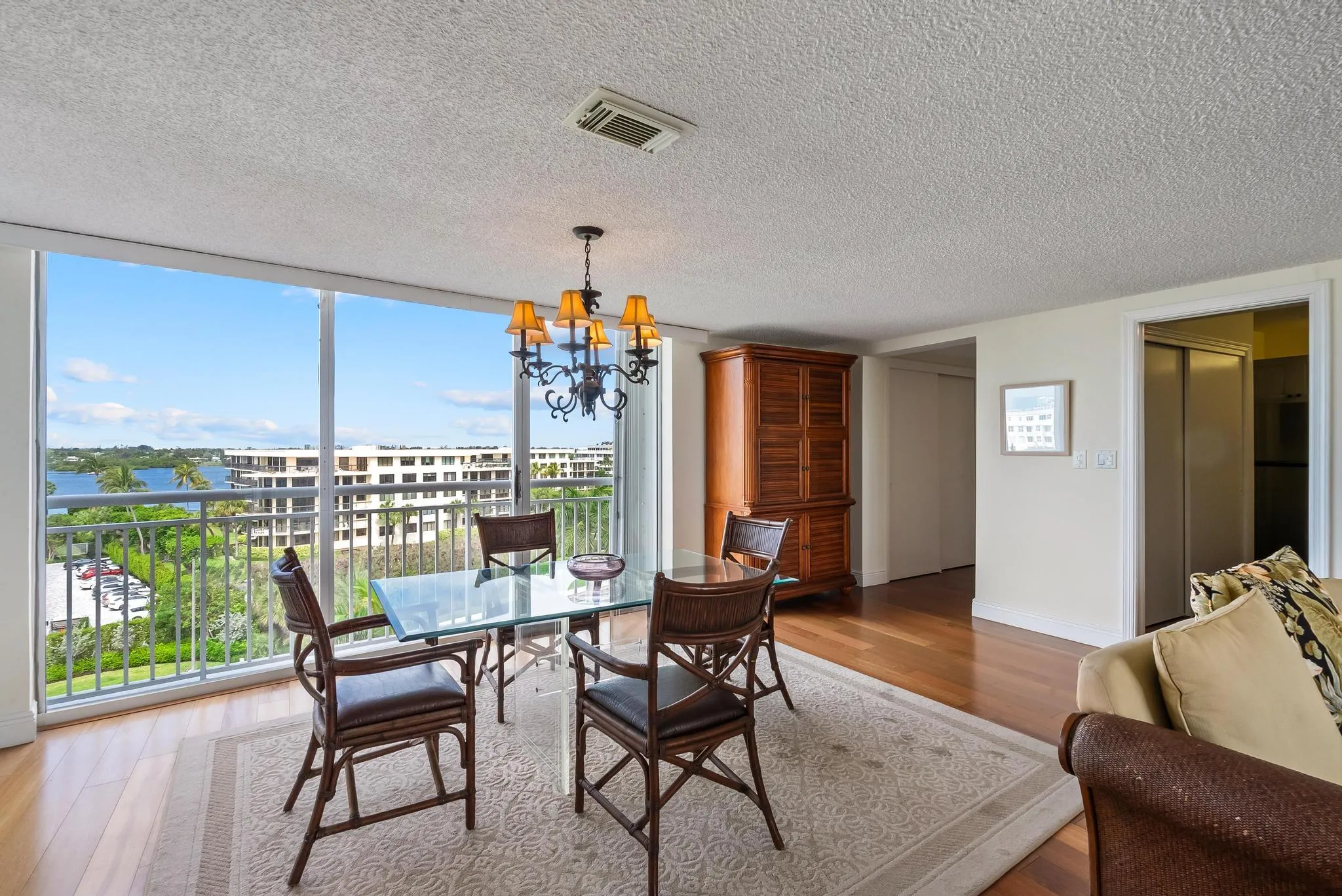 Beautiful Intracoastal Views from Dining Room area bringing natural beauty in to your dining spaces.