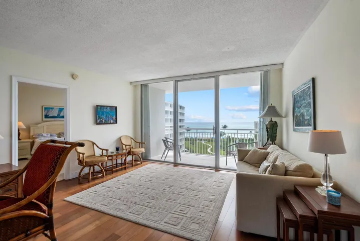 Slider Doors to Outdoor Ocean Balcony