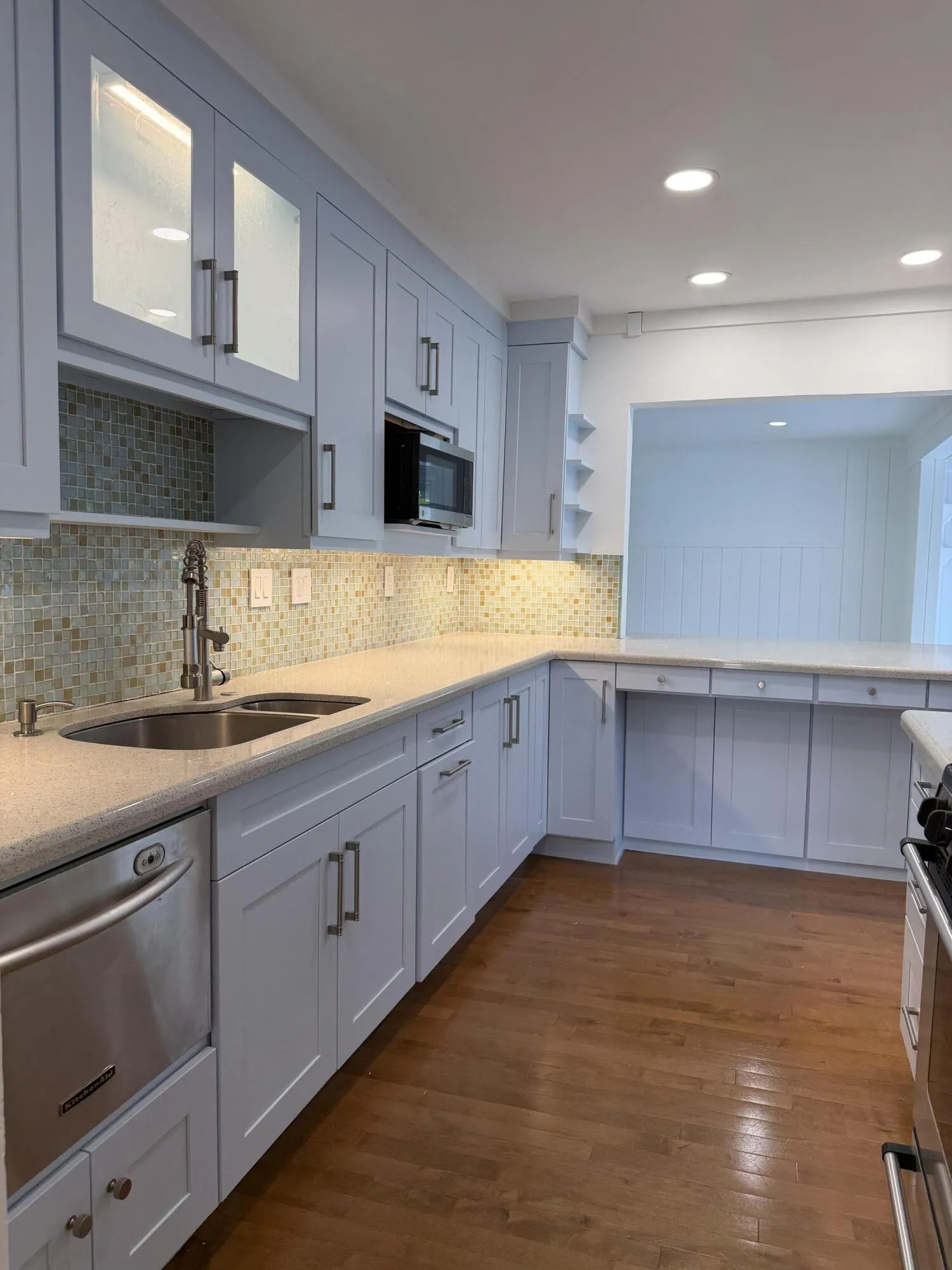 Newly Resurfaced Kitchen