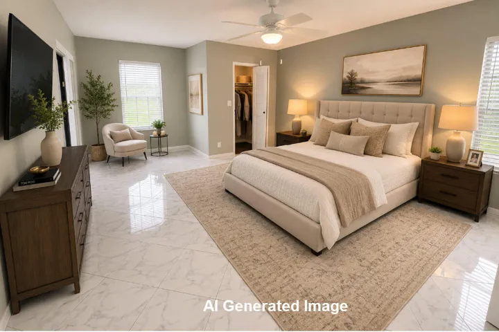 Staged AI generated image