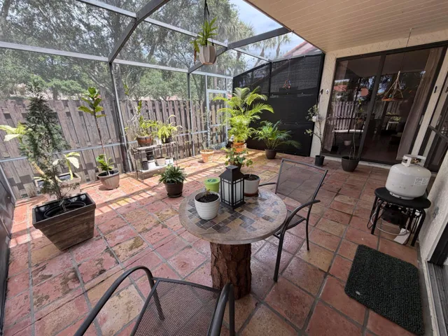 Screened in Patio Area
