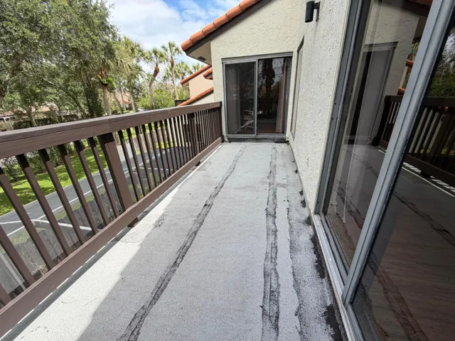 Balcony off of the Master and 2nd Bedroom