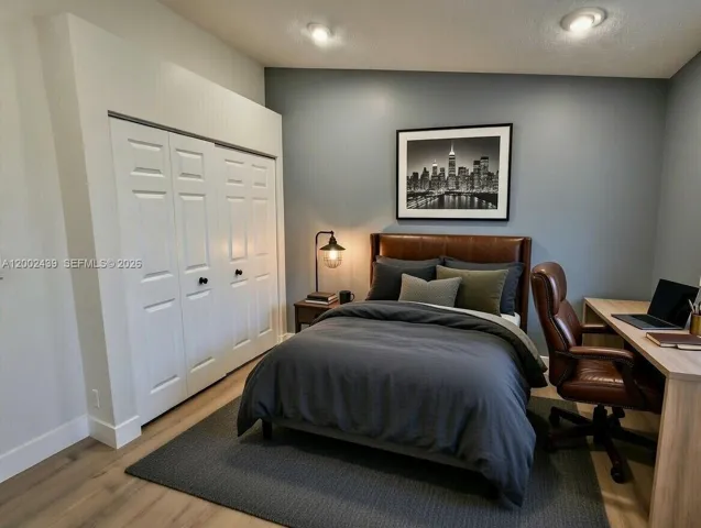 Second bedroom virtually staged