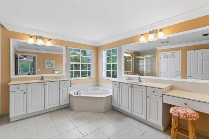 Primary Bathroom Dual Vanities
