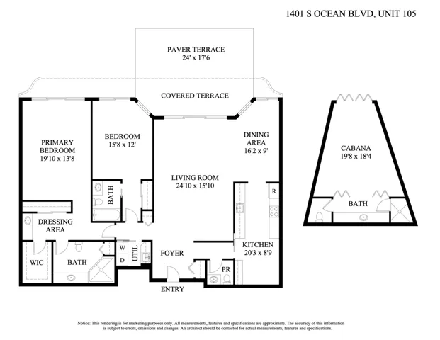 1401 S OCEAN BLVD, UNIT 105