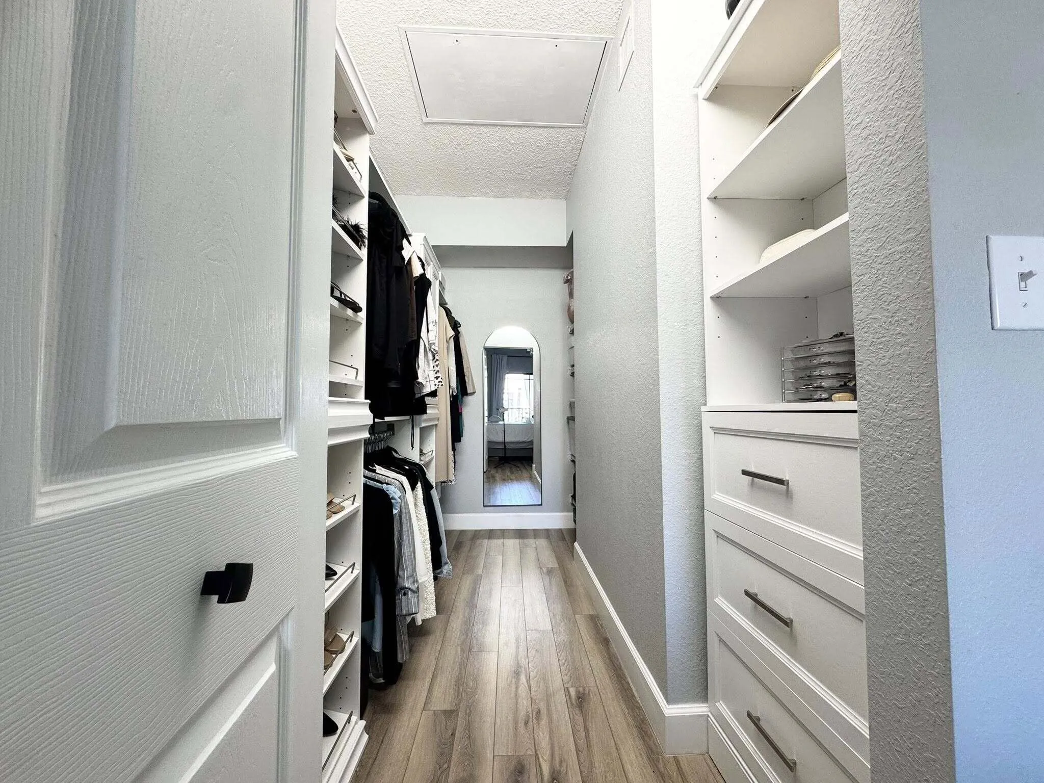 Large walk-in closet