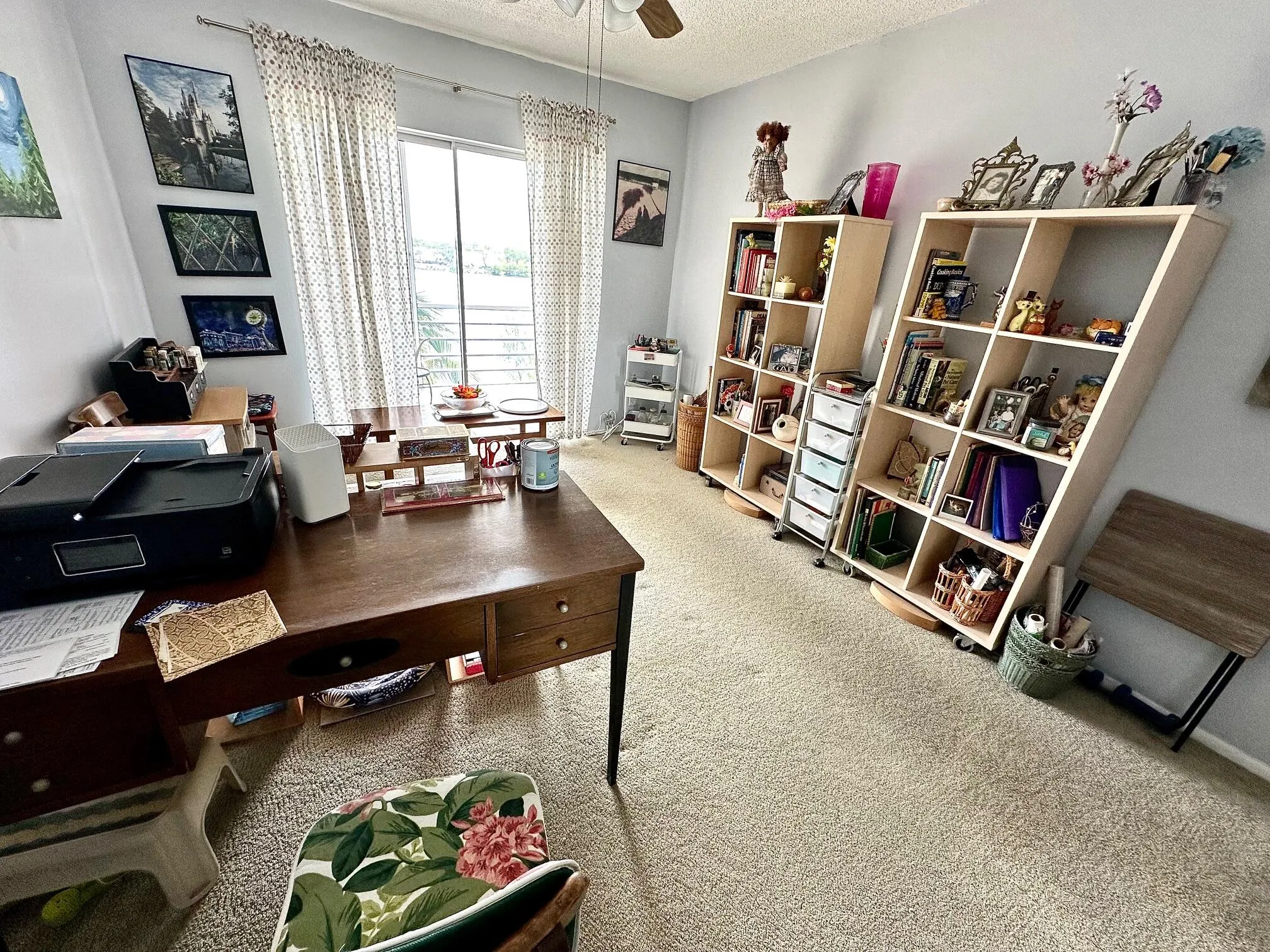 Second bedroom with sliding door to patio