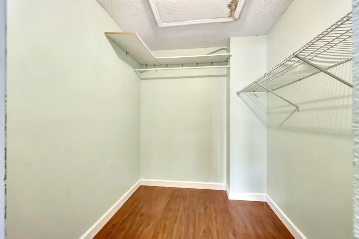 large walk in closet