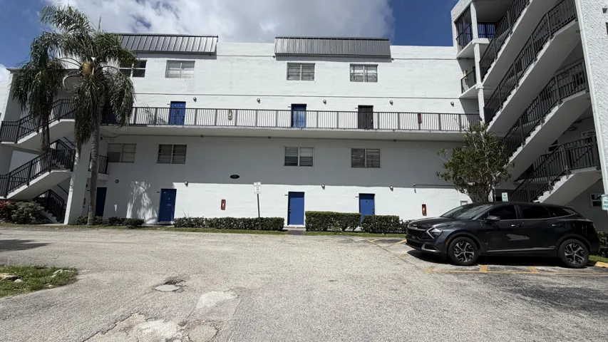 front of building