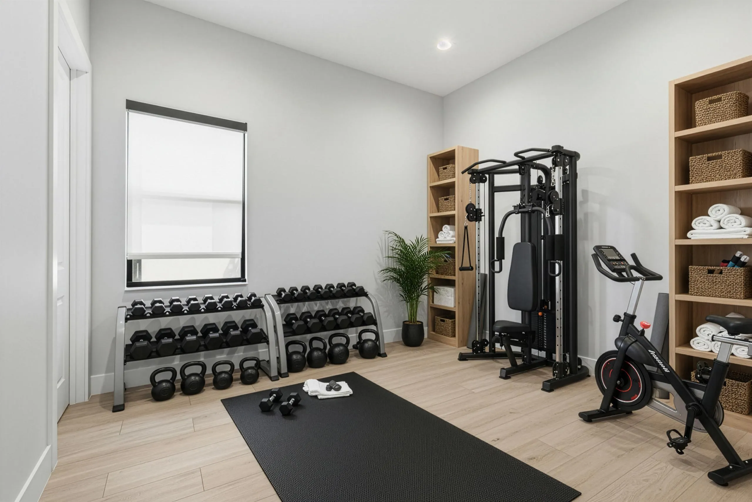 Bedroom 2 Currently Being Used as a Gym