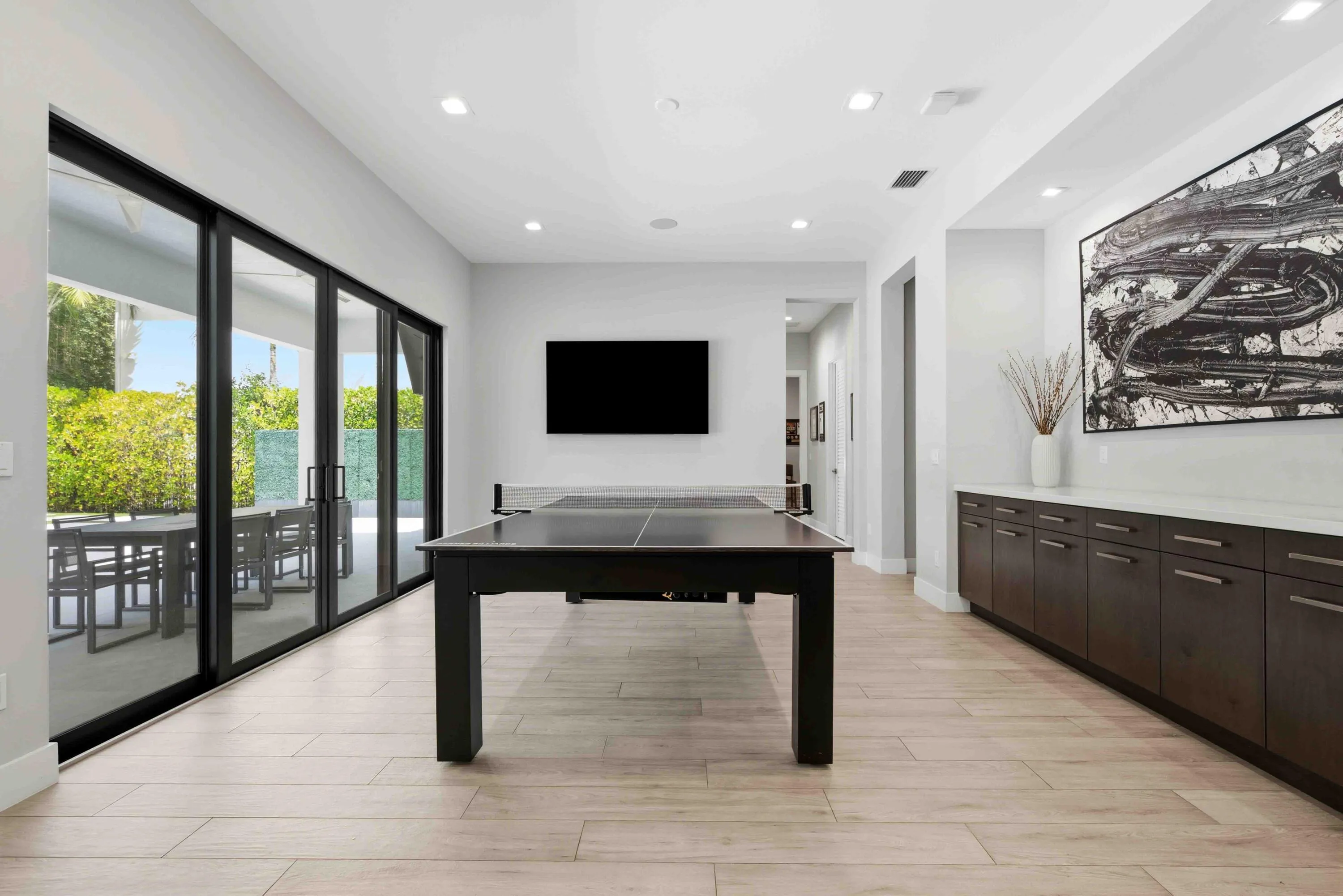 Eat In Kitchen Currently Features A Pool Table