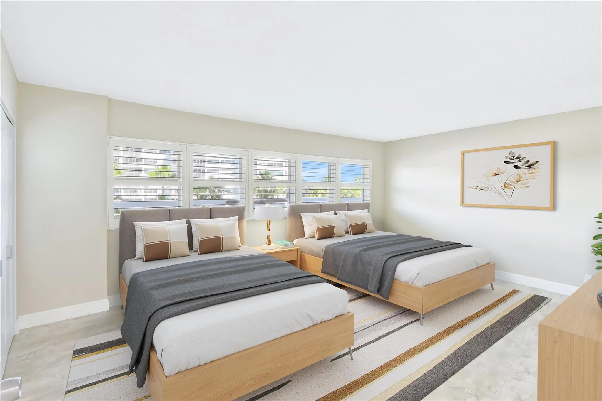 Virtually Staged Guest Suite