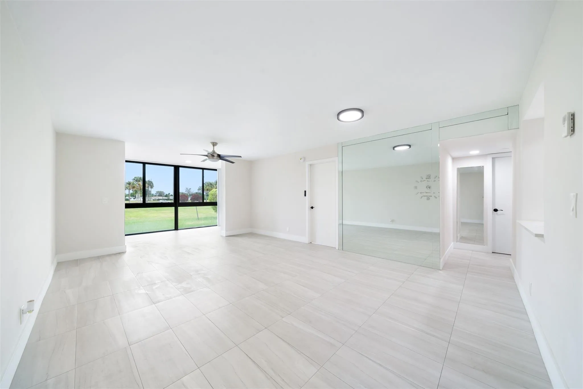Living Area with view of Golf Course