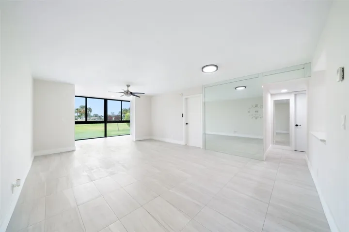Living Area with view of Golf Course