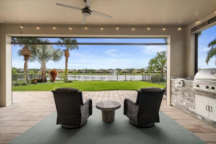 Remote Screens on patio