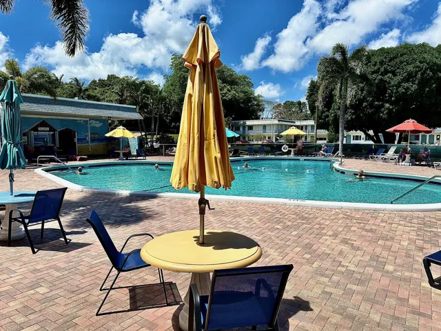 Large swimming pool