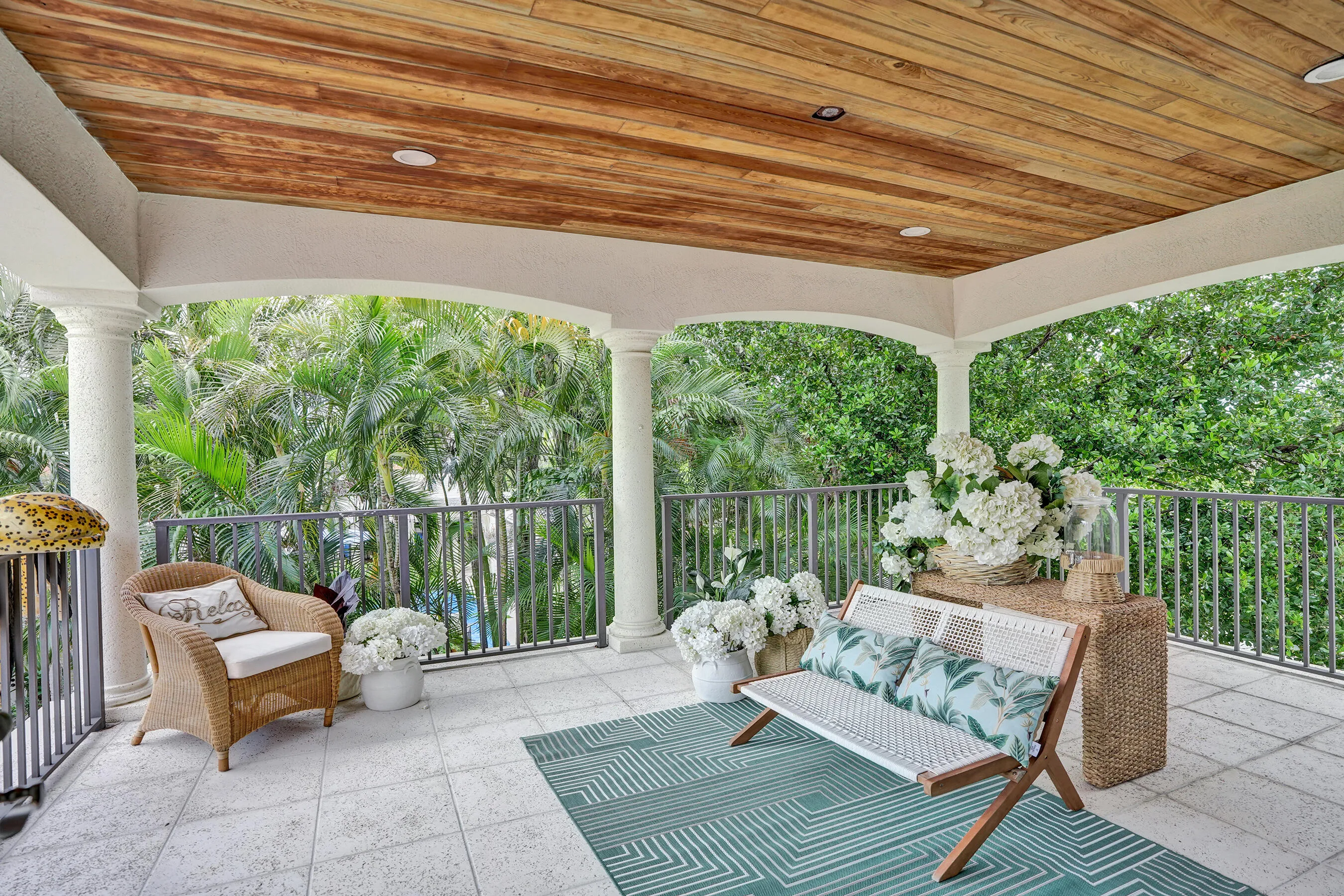 Private patio off the Master