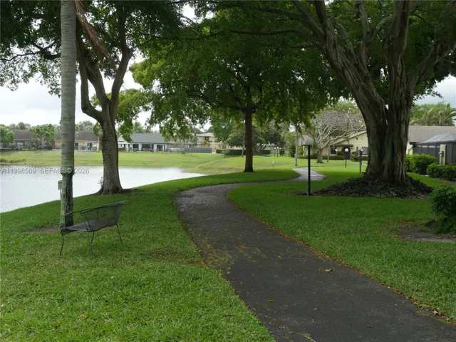 Pathway around lake