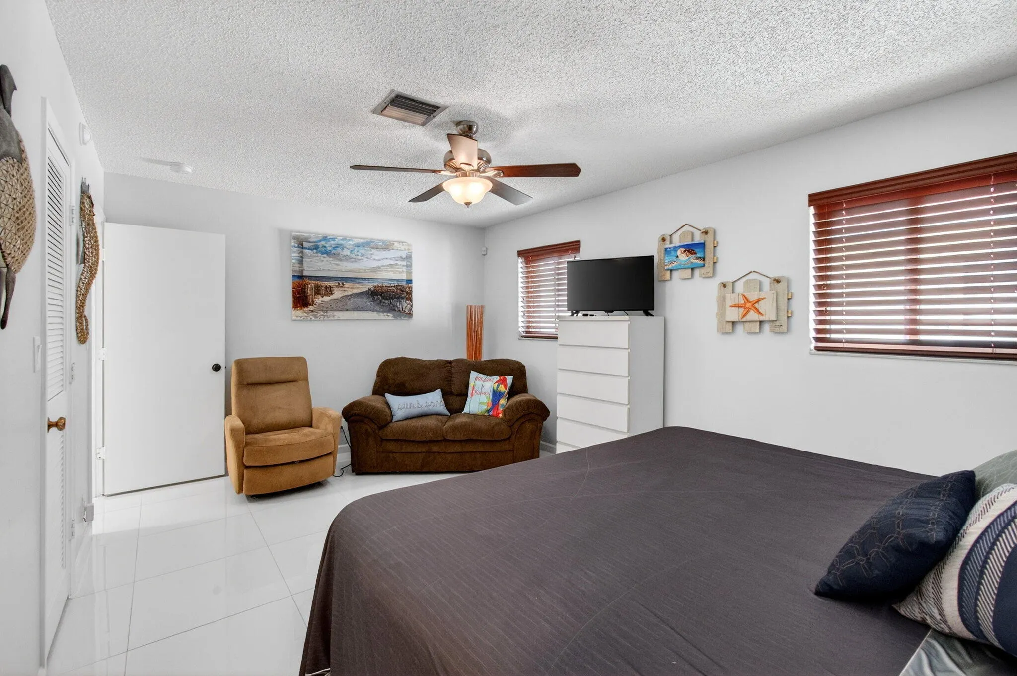 Spacious Primary Bedroom - enough room for seating