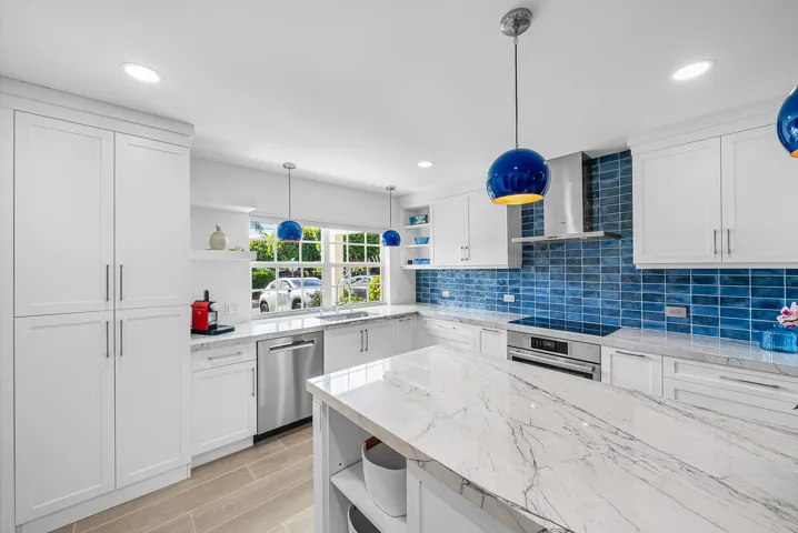 Gorgeous floor-to-ceiling custom cabinetry.