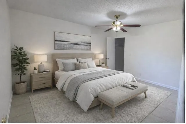 virtually staged bedroom 1