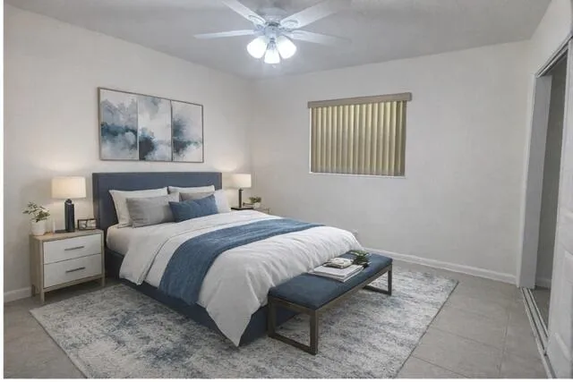 virtually staged bedroom 2