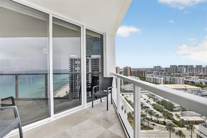 Balcony from the living room