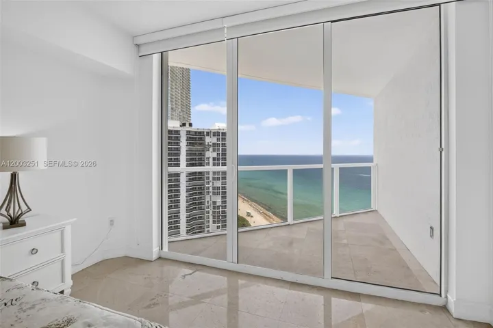 Balcony in primary bedroom