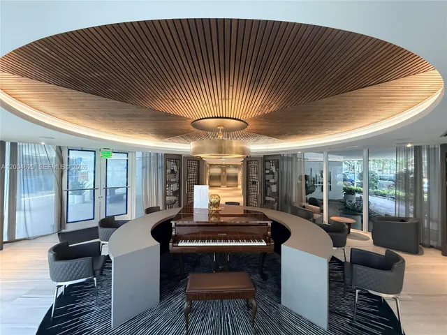Exquisite piano lounge, newly renovated and designed by Steven G.