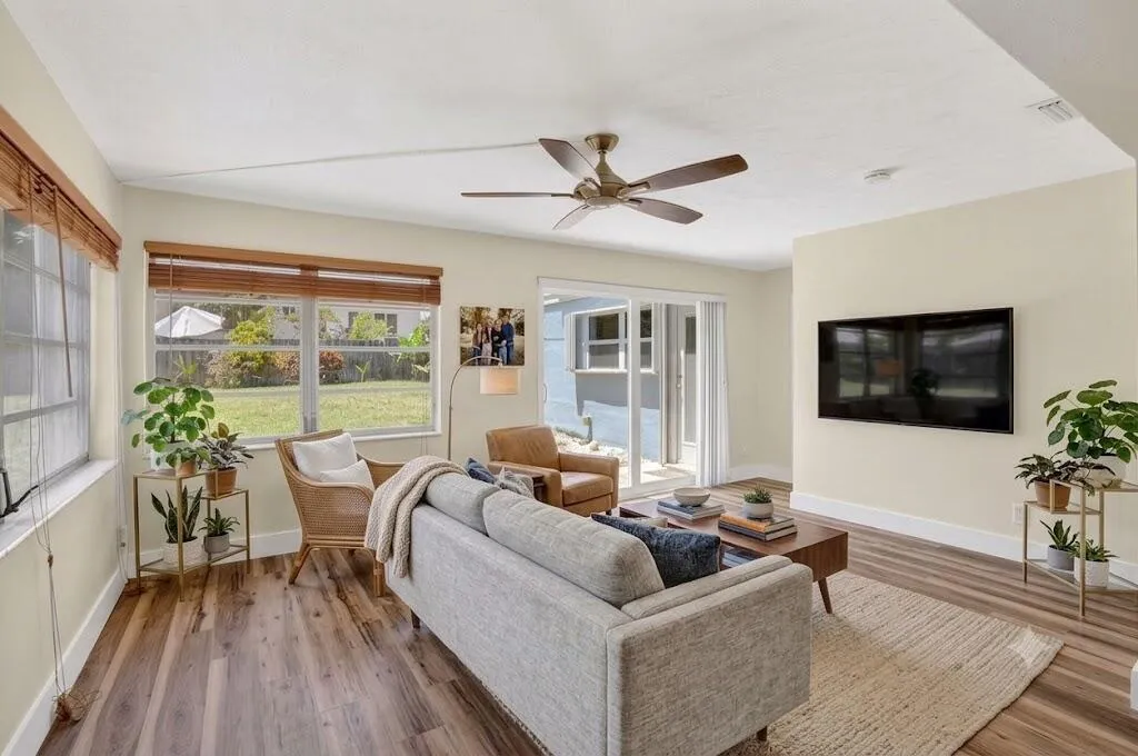 Virtually Staged Living Room