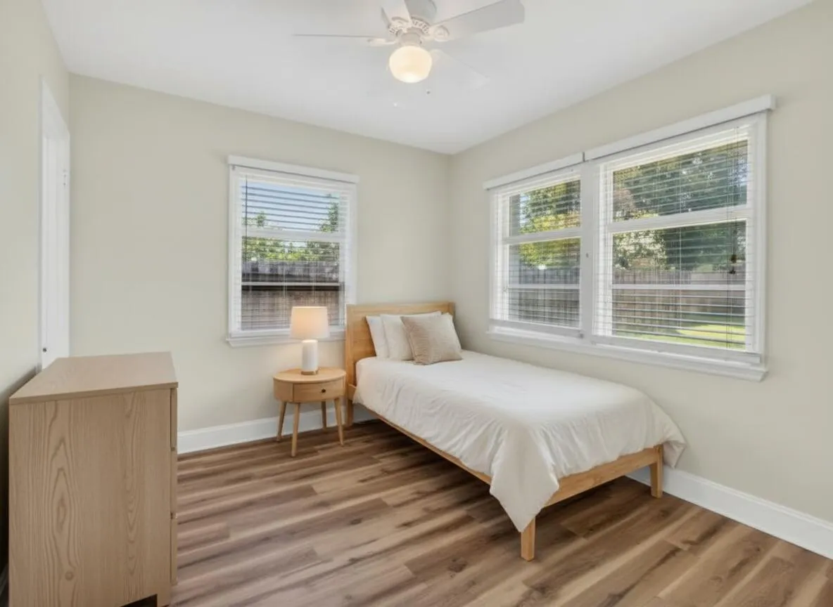 Virtually Staged Bedroom