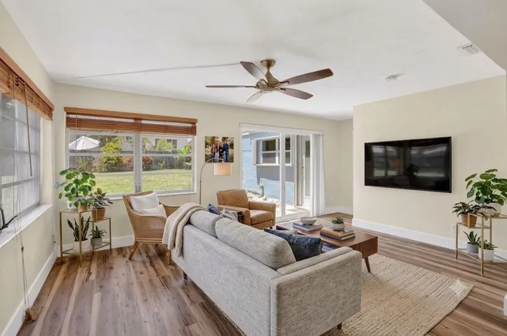 Virtually Staged Living Room
