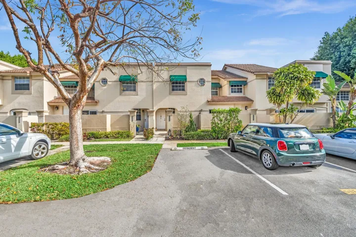 Front Entrance with Parking Right in Front of Your Townhome