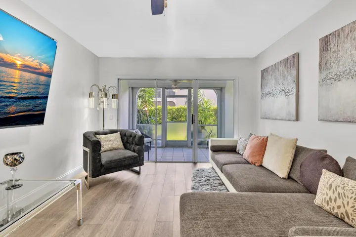 Living Room with Screened in Patio