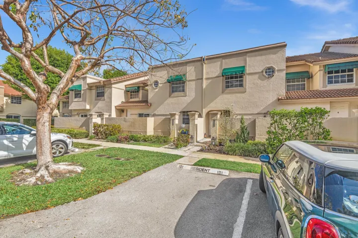 Front Entrance with Parking Right in Front of Your Townhome
