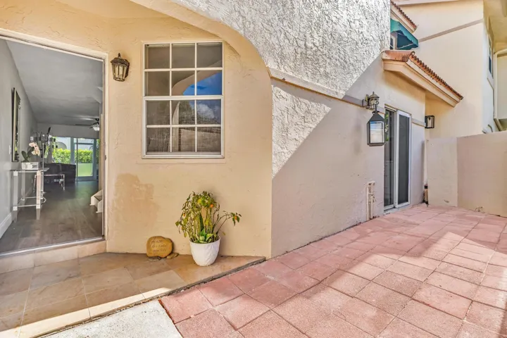 Front Entrance and Private Front Patio Area