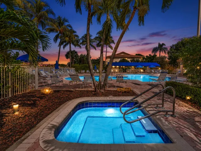 Hot Tub at Night