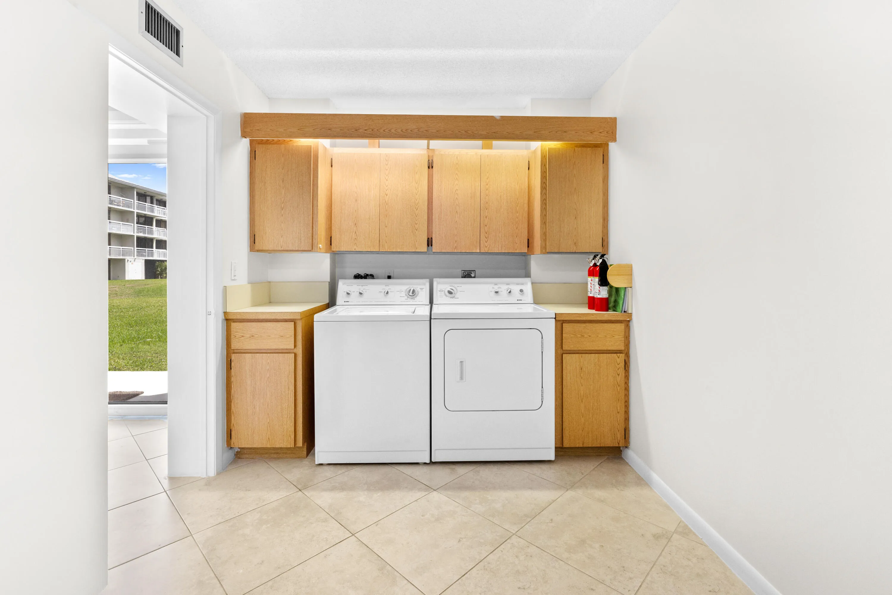 Washer and dryer