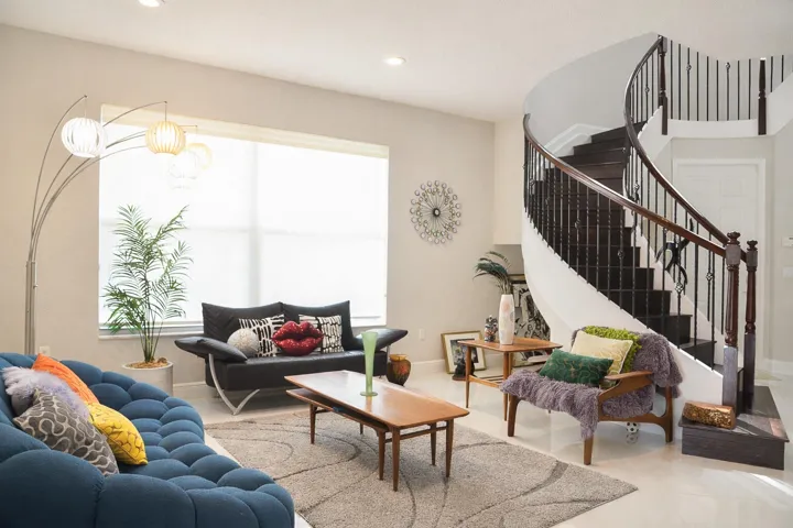 Living Room and Spiral​​‌​​​​‌​​‌‌​‌‌​​​‌‌​‌​‌​‌​​​‌​​ Staircase
