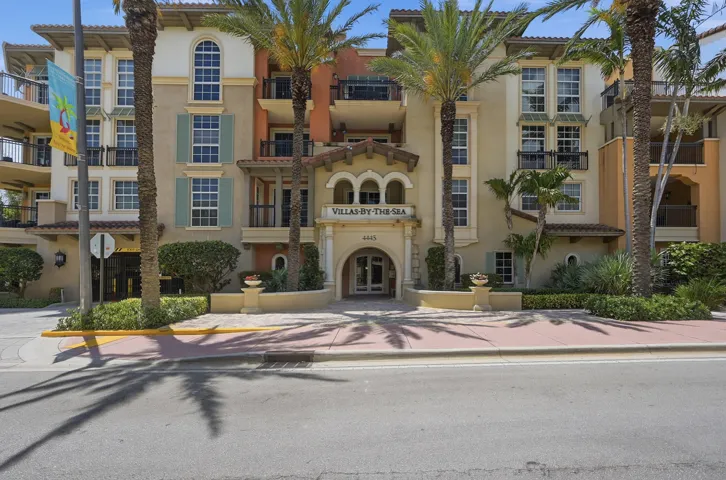 Entrance to the building
