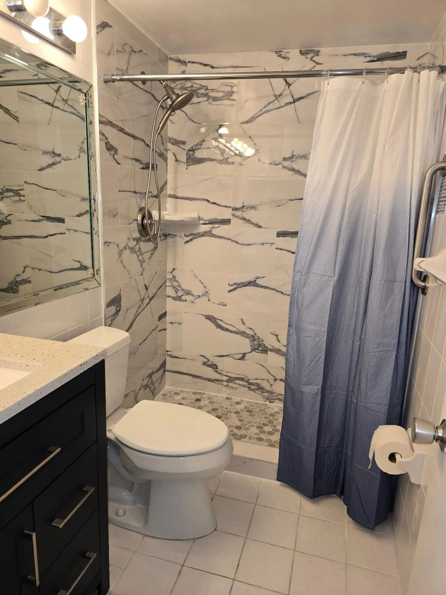 BRand new athroom walk in shower