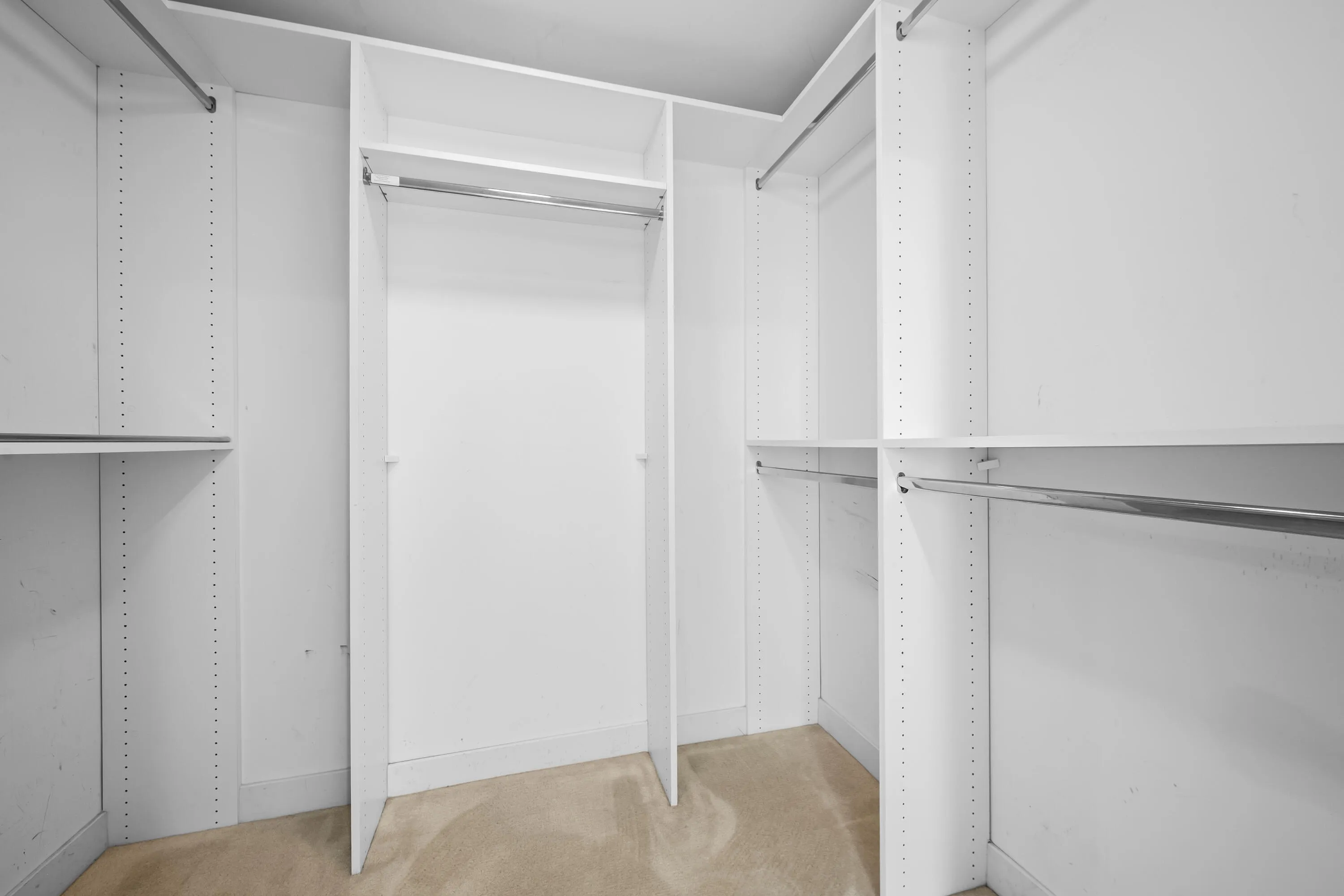 Primary closet