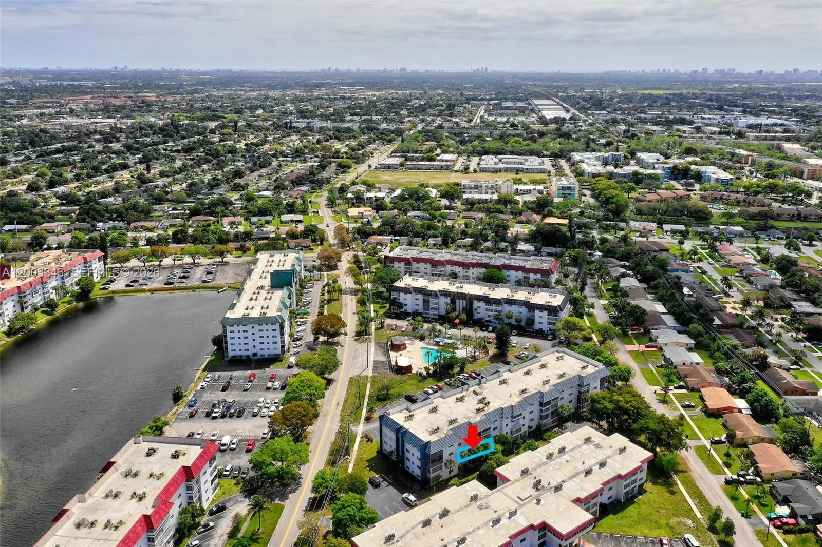 Community Aerial View 4770 NW 21st St #208 Lauderhill, Fl