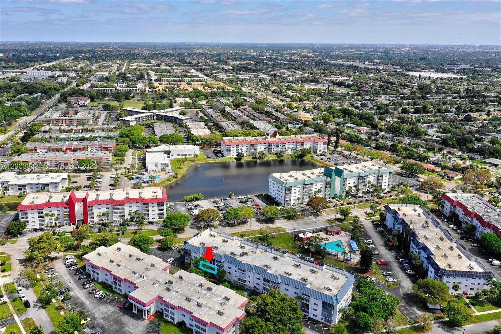 Community Aerial View 4770 NW 21st St #208 Lauderhill, Fl