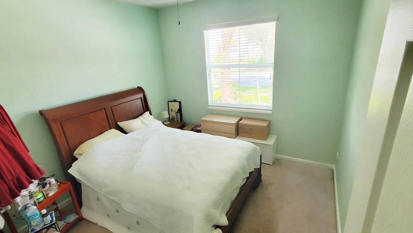 Downstairs bedroom in the front of the house.